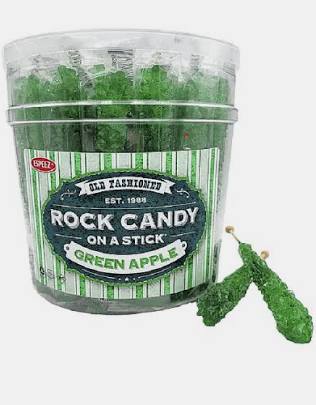 Rock Candy on a Stick – Green Apple