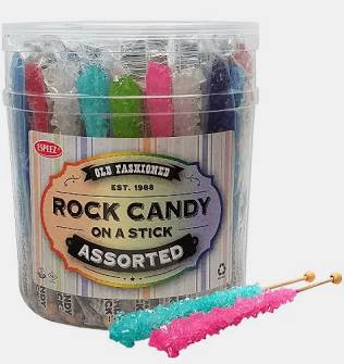 Rock Candy on a Stick – Assorted