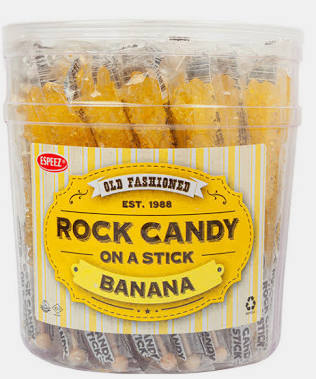 Rock Candy on a Stick – Banana