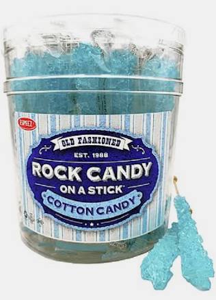 Rock Candy on a Stick – Cotton Candy
