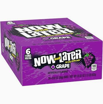Now and Later – Grape (24 count)