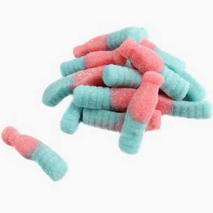 Gummy Bubble Gum Bottles