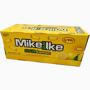 Mike and Ike Sour Lemon Chewy Candy (24 count)