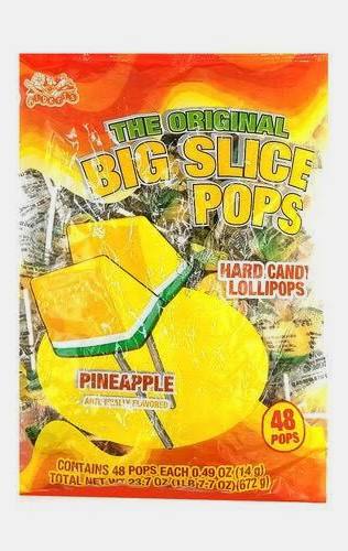 The Original Big Slice Pops – Pineapple (48 count)
