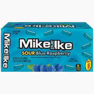 Mike and Ike Sour Blue Raspberry (24 count)