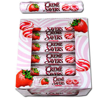 Creme Savers Strawberry & Creme Hard Candy  (24 count)
