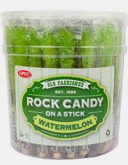 Old Fashioned Rock Candy on a Stick – Watermelon